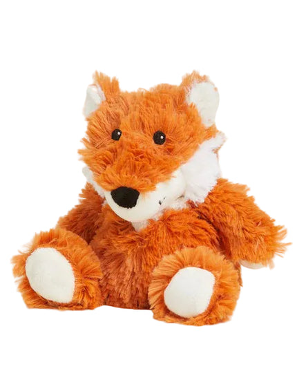 Plush fox toy on a light background