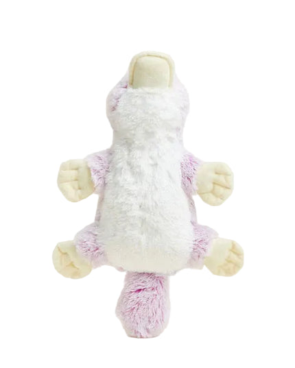Plush toy resembling a platypus on a white background