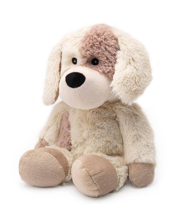Plush beige and light brown puppy Warmie