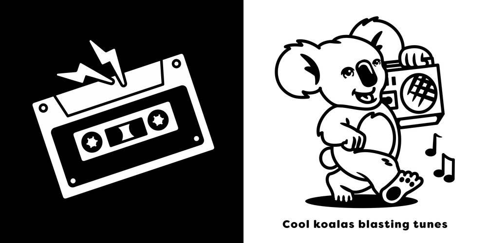Contrast Book of Cool Tunes: Children's Board Book