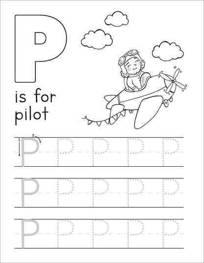 Learn to Write Book - "G Is For Girl: Trace & Learn Letters"