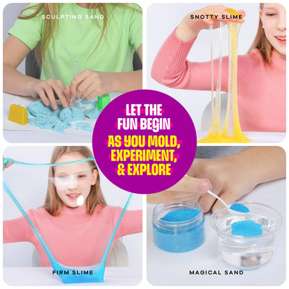 Slime, Putty & Sand Sensory Science Kit - Slime for Kids