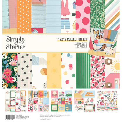 Simple Stories - Sunny Days Collection - Scrapbook Kit