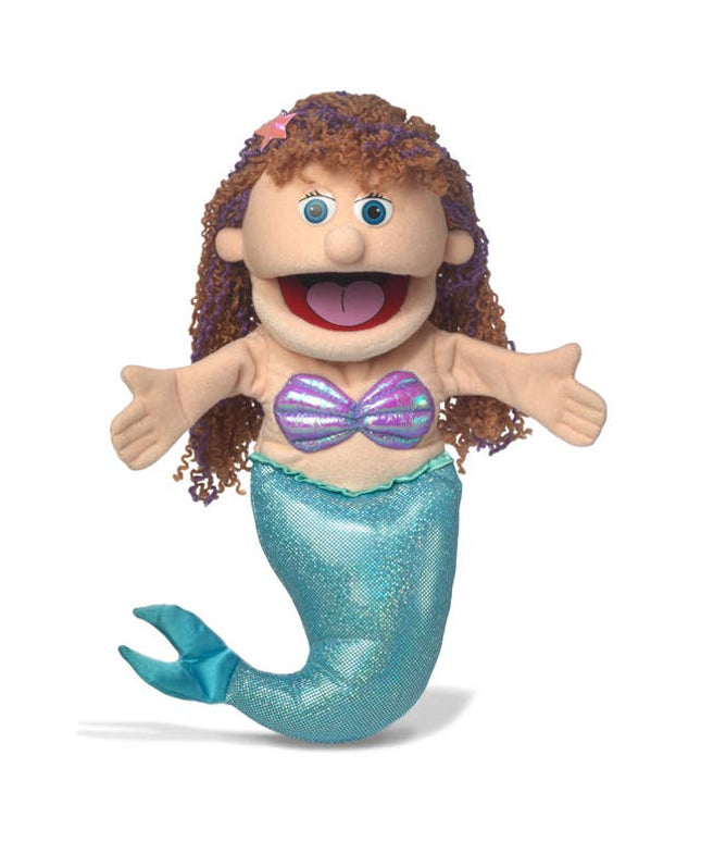Silly Puppets Mermaid Puppet – 14" Hand Puppet