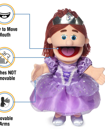 Silly Puppets Princess Puppet – 14" Hand Puppet