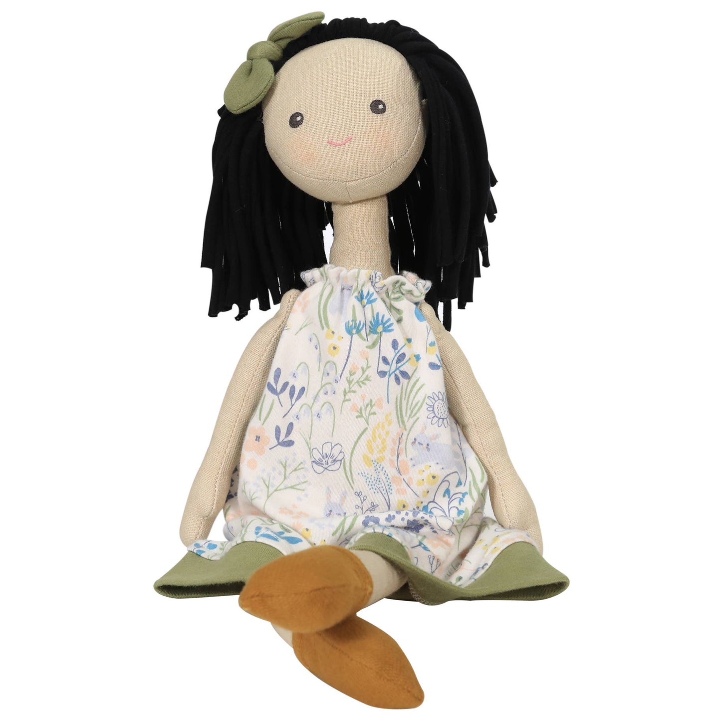 Jedda - A Soft Cuddle Friend in Green, Blue & Sweetness Too - Made In Sri Lanka