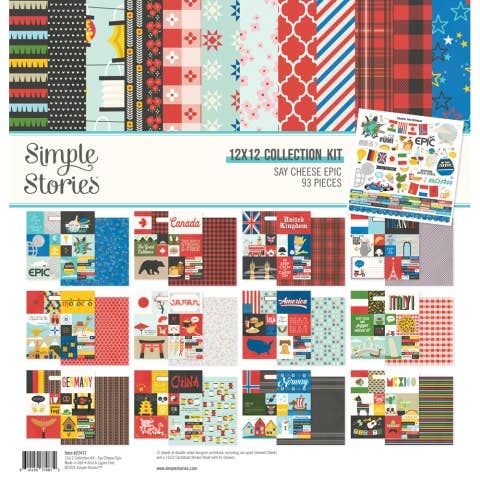 Simple Stories - Say Cheese Epic Scrapbook Collection Kit