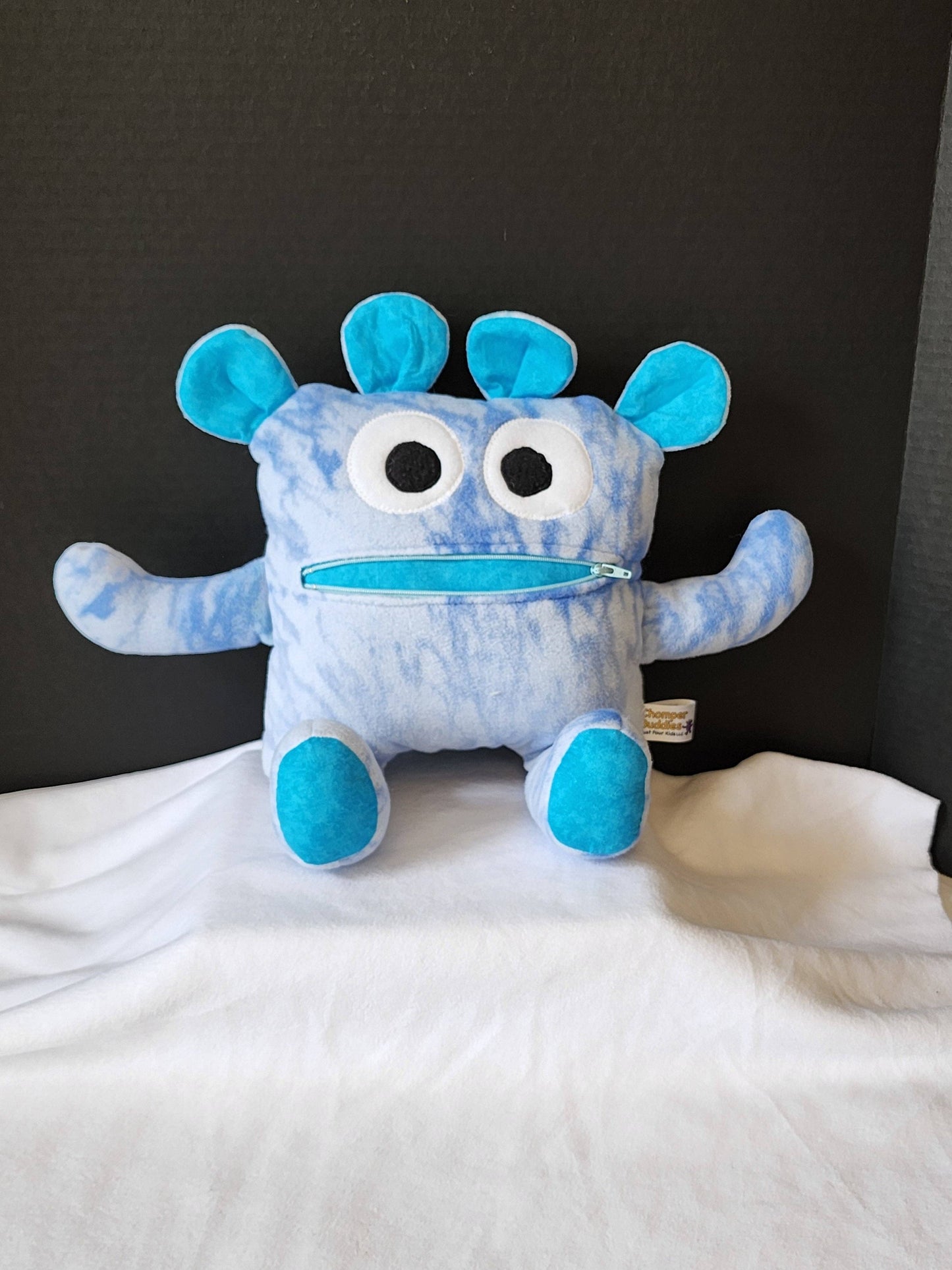 Skylar Cloud Worry Chomper - A Soothing Plush for Blue-Sky Serenity - Made In U.S
