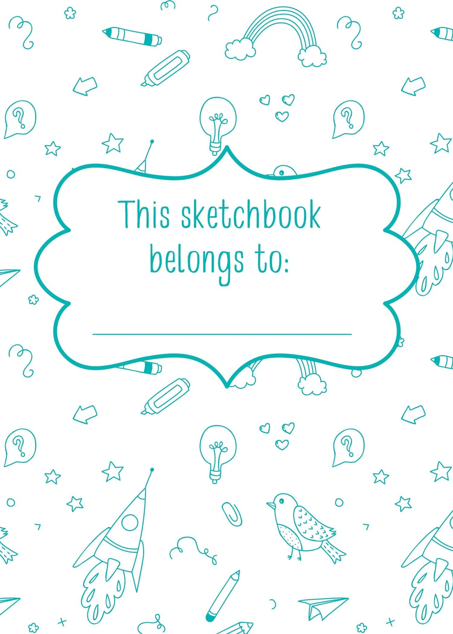 Sketchbook for Girls - "I'm Me!"