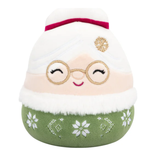 Squishmallow Christmas Plush 12" Mrs. Clause Green Outfit