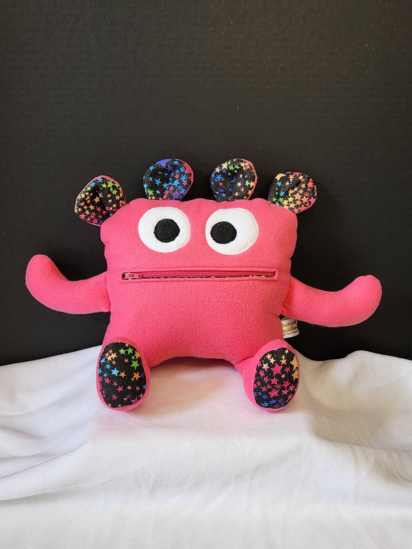 Stella Starshine Chomper - A Unique Handmade Plush for Sparkly Serenity - Made In U.S