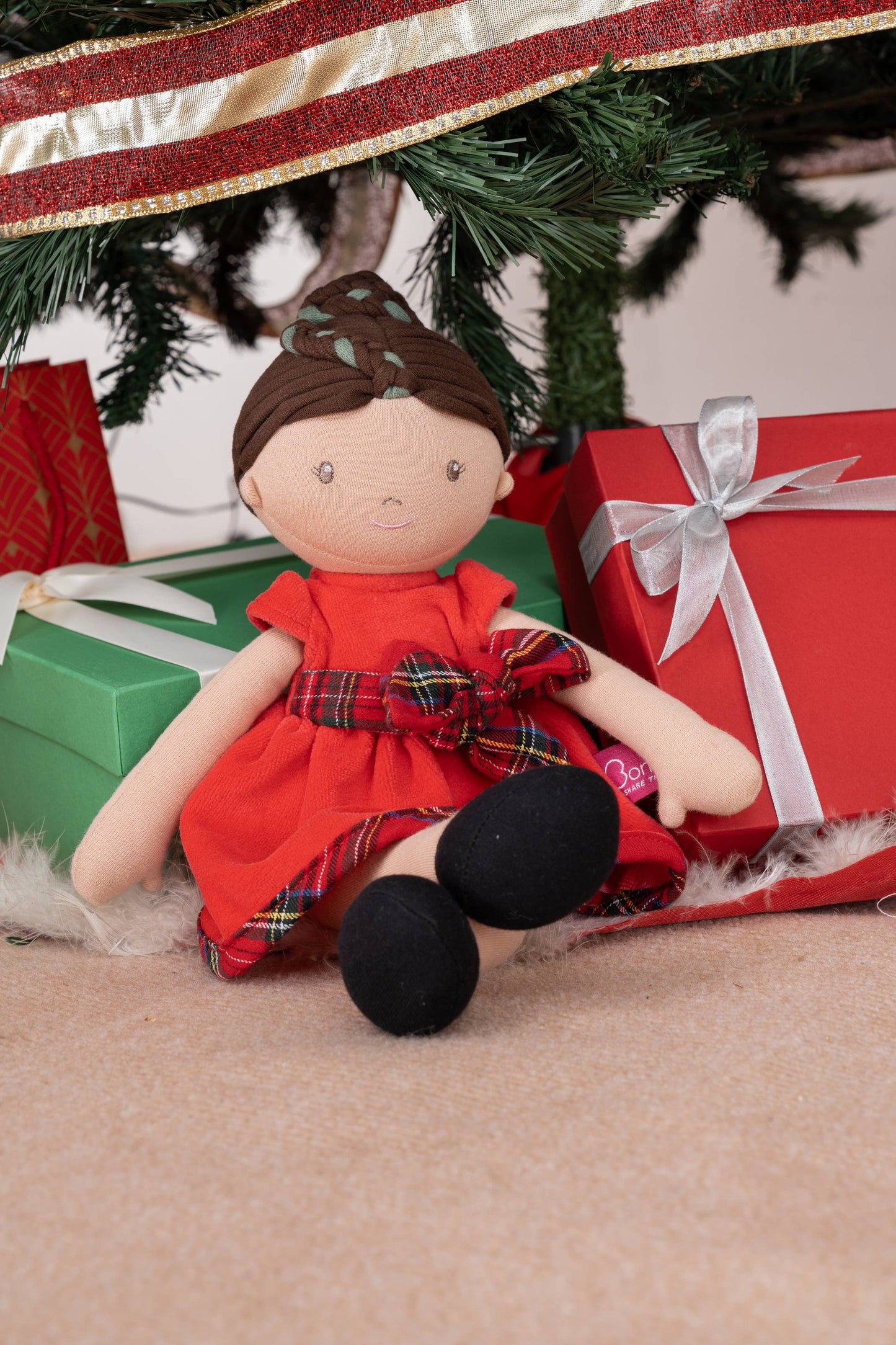 The Christmas Cuddle Doll - Sweet, Soft & Gift-Ready - Made In Sri Lanka