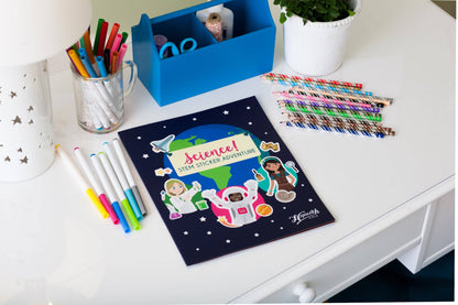 Sticker Book for Girls - "Science! STEM Sticker Adventure"