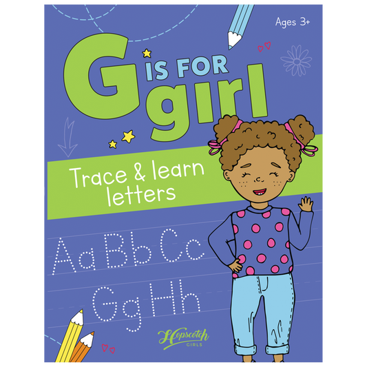 Learn to Write Book - "G Is For Girl: Trace & Learn Letters"