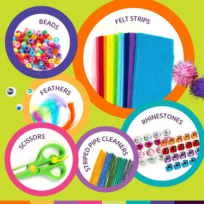 Dan&Darci - Arts & Crafts Supplies Kit  - with Storage Bin