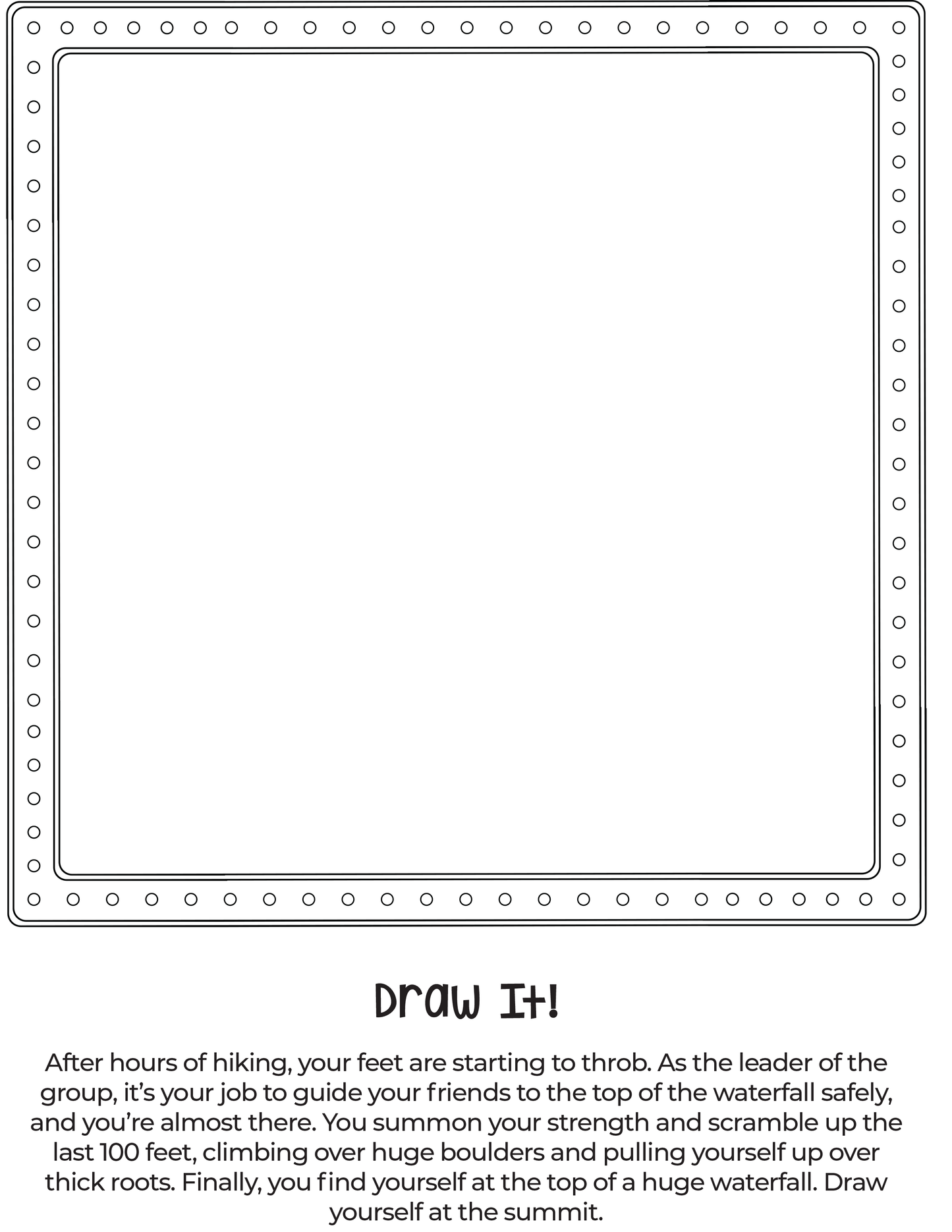 Coloring Book for Girls - Think Brave!
