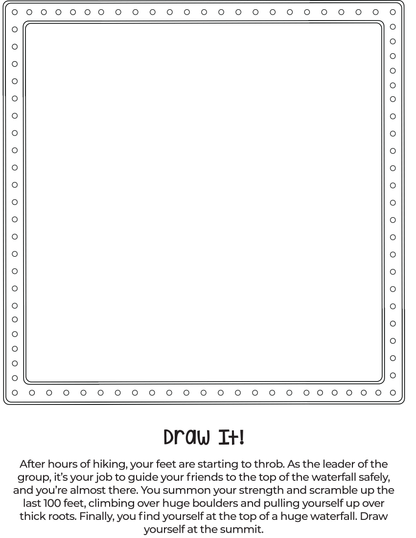 Coloring Book for Girls - Think Brave!