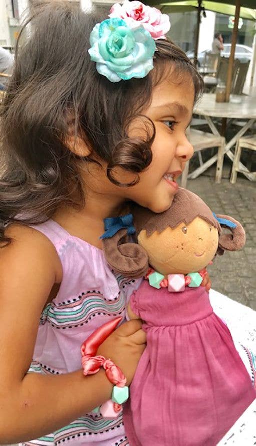 Mandy - A Dress-Up Doll with a Bracelet to Share - Made In Sri Lanka