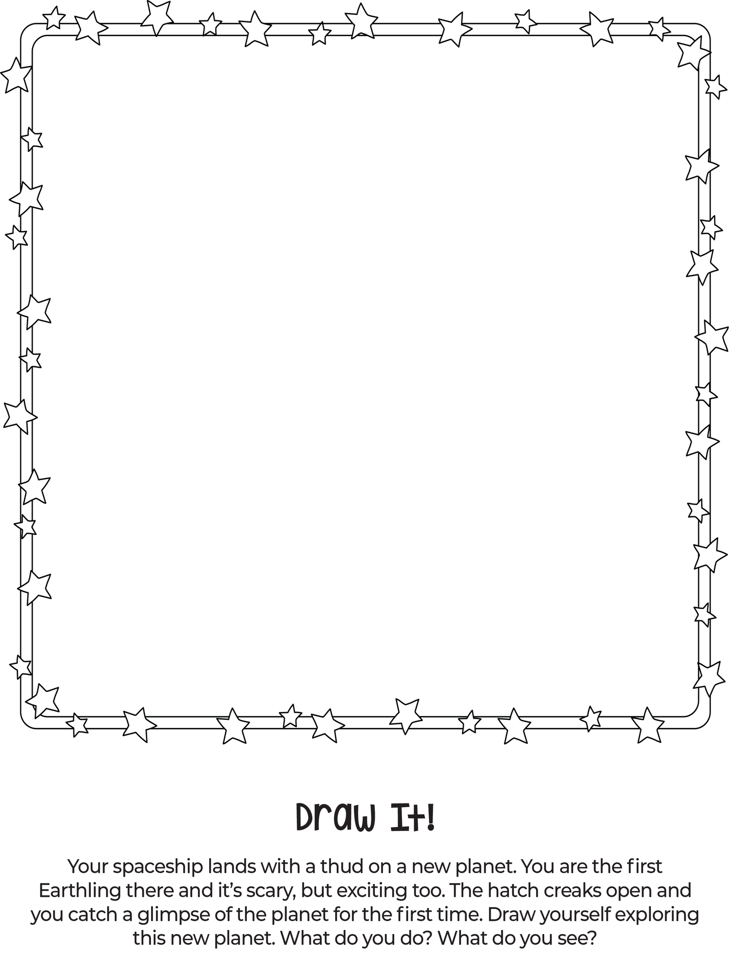 Coloring Book for Girls - Think Brave!
