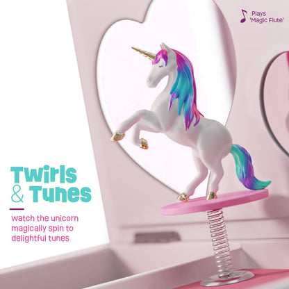 Dan&Darci - Unicorn Musical Jewelry Box for Kids, Gifts for Girls, Toy