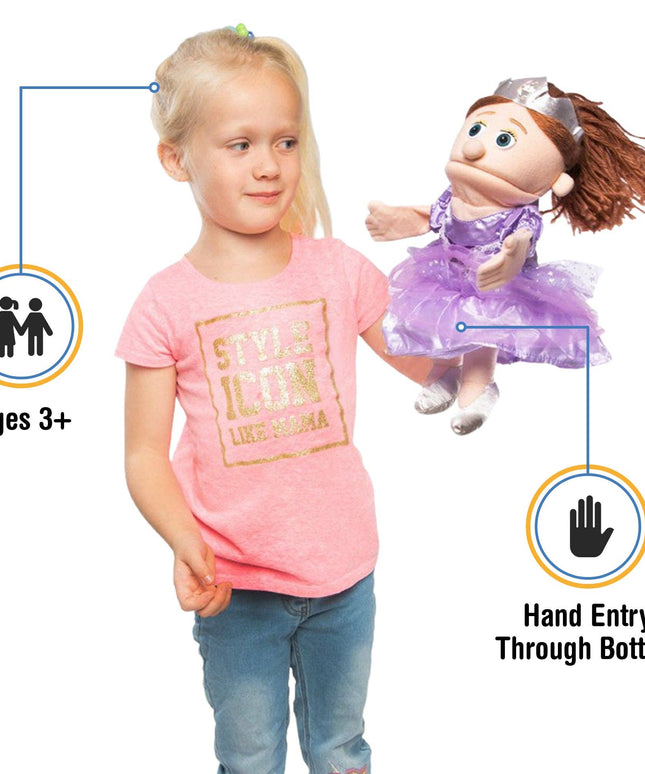 Silly Puppets Princess Puppet – 14" Hand Puppet