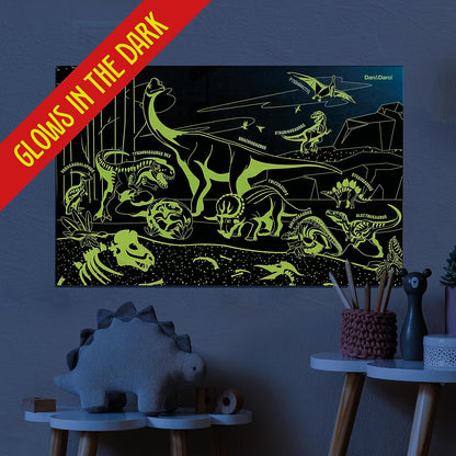 Dan&Darci Glow in the Dark Dino Puzzle